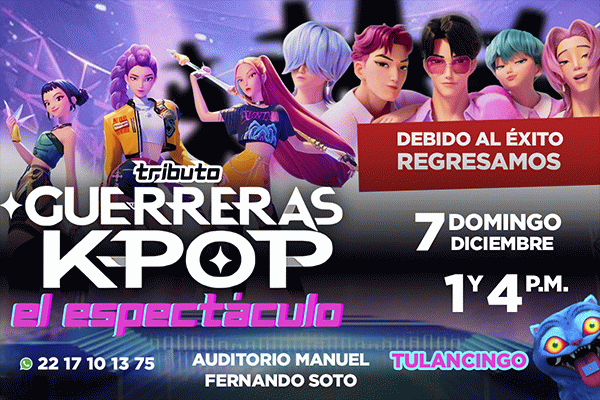 img_Tributo Guerreras K- Pop  el espectáculo, Tulancingo